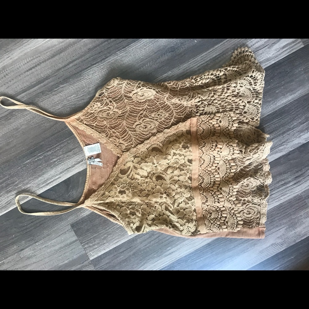 BKE lace detail tank